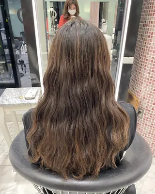 ロング パーマ ❤️パーマ美容師✂︎ 井口美緒のヘアスタイル