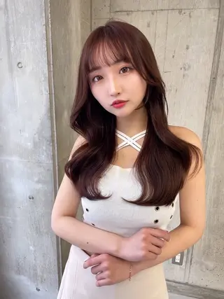 セミロング カラー 💎髪質改善💎 LondMeliaのヘアスタイル