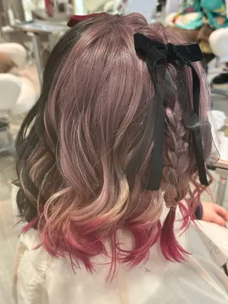 ミディアム 朝倉 美月のヘアスタイル