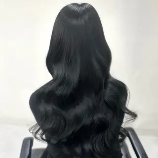 ロング カラー yuuka 🖤韓国ヘア🖤のヘアスタイル