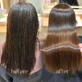 ロング 韓国レイヤー 暖色カラー/さくらのヘアスタイル