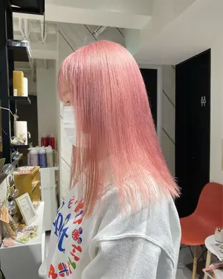 ロング デザイン🥇複雑履歴 ハイトーン特化のヘアスタイル