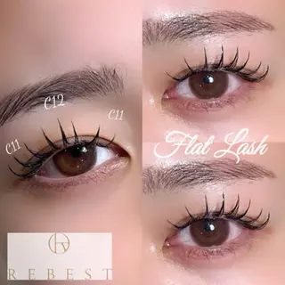 マツエク・マツパ ＲＥＢＥＳＴ ｅｙｅｌａｓｈのマツエク・マツパデザイン