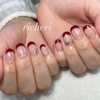 ミディアム ネイル richeri beautyのネイルデザイン