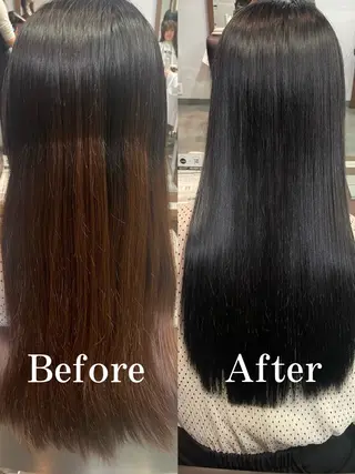 ロング 村上 奈乃果のヘアスタイル