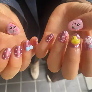 ネイル nano/きもかわ nail🐬🫧のネイルデザイン