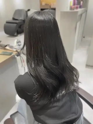 セミロング カラー レイヤーカット/ ブリーチカラー/雅人のヘアスタイル