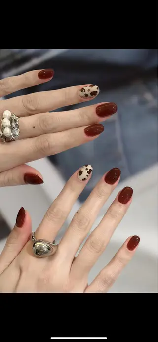 カラー 清水 吹雪のネイルデザイン