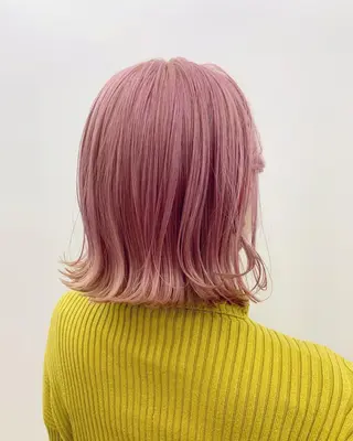 ショート カラー ヘアアレンジ ボブ×柔らかいカラー 🩰misaki𓍼のヘアスタイル