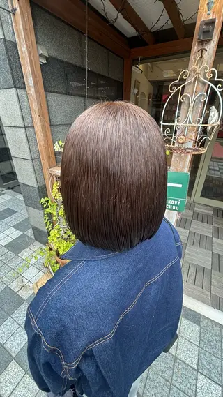 カラー 田中 胡桃のヘアスタイル