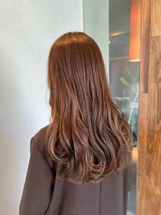 ロング カラー 中井 一葉のヘアスタイル