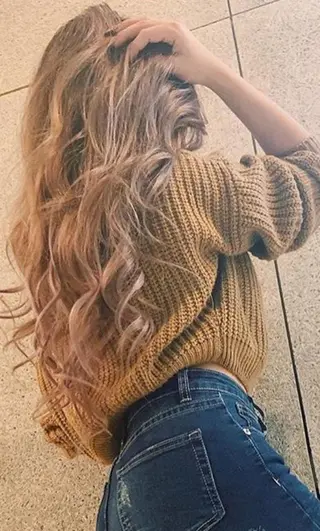 ロング カラー パーマ ヘアアレンジ Device ディバイスのヘアスタイル