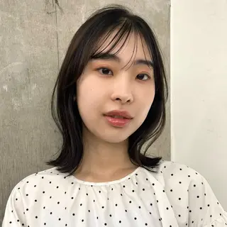 ミディアム かわいいを＋🎀🤍 上品hair/ 星愛のヘアスタイル