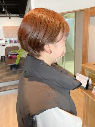 ショート カラー 髪質改善/ブリーチ 田代 龍我のヘアスタイル