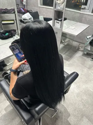 ロング 藤田 純平のヘアスタイル