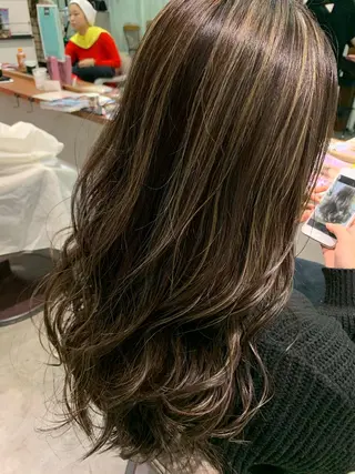 ロング カラー ヘアアレンジ 指名支持率NO.1 スタイリストのヘアスタイル