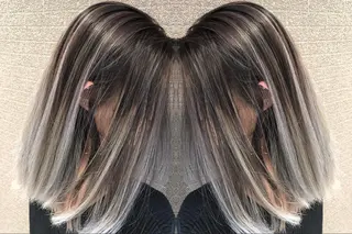 ミディアム アンドウ ユウ/ レイヤーカット/韓国のヘアスタイル