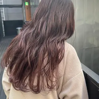 ロング カラー miyu ハイトーン/レイヤーのヘアスタイル