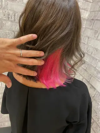 ショート カラー ヘアアレンジ 秋山 幸太のヘアスタイル