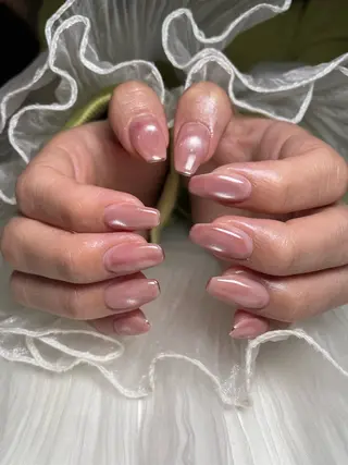 ネイル るか/透明感 カラー/アレンジのヘアスタイル