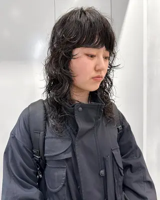 セミロング パーマ 🌀perm 🌀のヘアスタイル