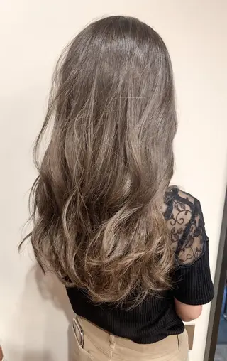 セミロング カラー 岡崎勇人/レイヤー/ 韓国/ケラチンTRのヘアスタイル