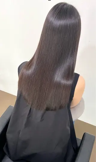 ロング ✨津田佐功/兵庫三宮 /カラー/縮毛矯正✨のヘアスタイル