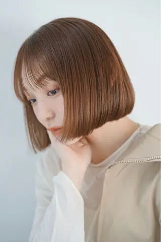 ショート カラー パーマ 髪質改善ストレート✨ パーマヘア✨YUKIのヘアスタイル