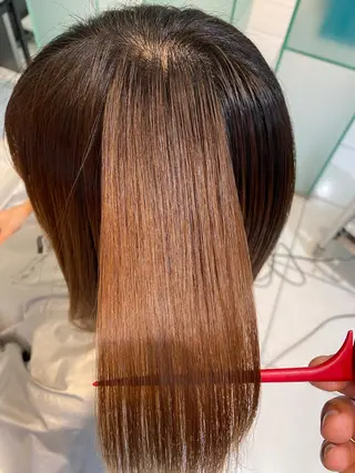 セミロング tetote天王寺店所属・SHOTA 大人ショートのヘアスタイル