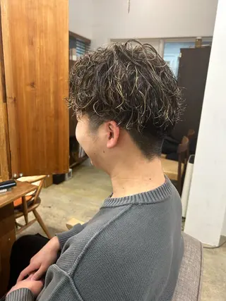 ショート カラー パーマ 韓国レイヤー/ハイ トーン/優太のヘアスタイル