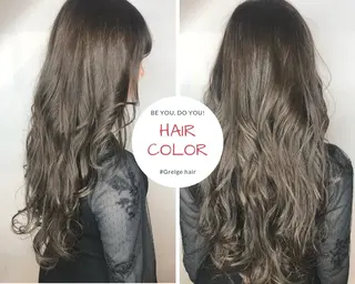 ロング カラー パーマ ヘアアレンジ VIVIE【ヴィヴィ】所属・髪質改善/韓国風 レイヤー/田村祐樹のヘアスタイル