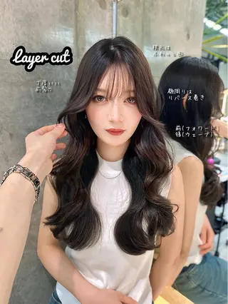 ロング カラー ゆーだい🇰🇷韓国 🇰🇷×髪質改善のヘアスタイル