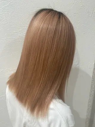 🤍縮毛矯正 髪質改善 ツヤ髪🤍のヘアスタイル