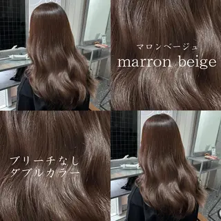 ロング カラー 透明感カラー❄️要 半個室×マンツーマンのヘアスタイル