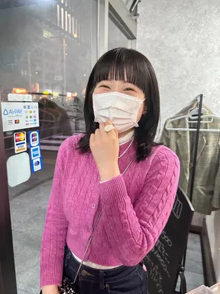 ミディアム カラー 高橋 みく/ minimのヘアスタイル