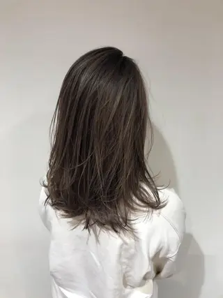 ミディアム カラー 縮毛矯正/髪質改善/ 石橋代智のヘアスタイル