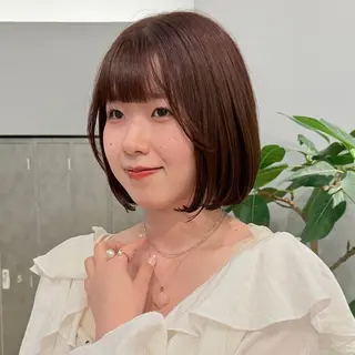 ショート 暖色/ボブ/吉岡美音 GIEN NU茶屋町のヘアスタイル