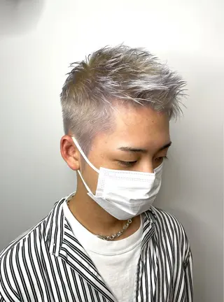 ショート 渋谷 メンズヘア⭐️ タニグチヨシユキのヘアスタイル
