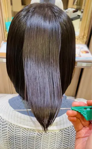 ミディアム パーマ 古川 琴美のヘアスタイル