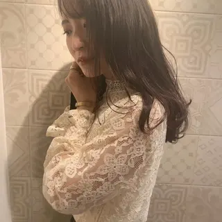 ミディアム カラー Tamagawa Sakiのヘアスタイル