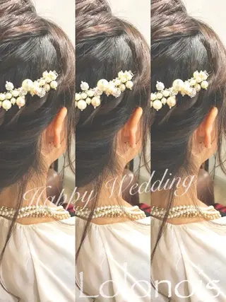 セミロング ヘアアレンジ 【天満1艶髪】潤艶/ 髪質改善🌹釣本竜哉のヘアスタイル