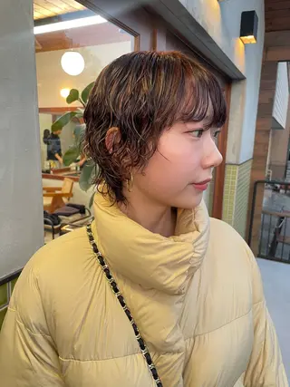 ショート パーマ 後藤璃子 (ごとうりこ)のヘアスタイル