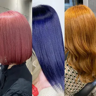 ミディアム カラー ノミネーション大宮所属・TOSHIKI/ ハイトーン/髪質改善のヘアスタイル