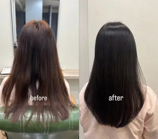 ロング opsia所属・艶カラー×レイヤー shibuyaのヘアスタイル