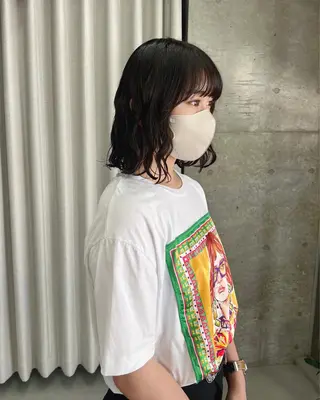 ショート パーマ ボブパーマコテ巻き風 パーマNo1深江秀平のヘアスタイル