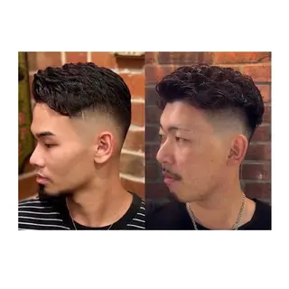 ショート パーマ まなべ あいりのヘアスタイル