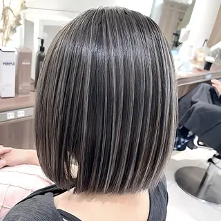 セミロング カラー ＡＳＨ 大宮のヘアスタイル