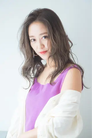 セミロング カラー 🌟髪質改善ケアカラ ー美髪縮毛矯正y🌟のヘアスタイル