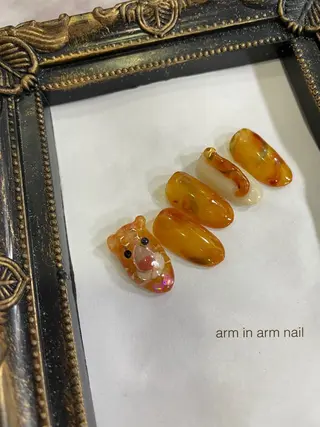ネイル arm in arm ︎✿Yamamotoのマツエク・マツパデザイン