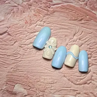 ネイル ⭐︎休業中の練習⭐︎ JNA認定講師髙橋のネイルデザイン